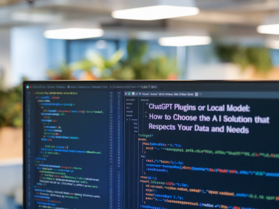 chatgpt plugins ou modèle local ? comment choisir la solution d'ia qui respecte vos données et vos besoins