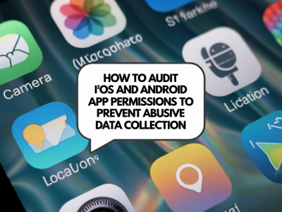 Comment auditer les permissions d’app ios et android pour empêcher la collecte abusive de données