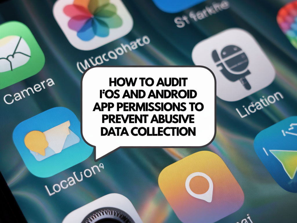 Comment auditer les permissions d’app ios et android pour empêcher la collecte abusive de données