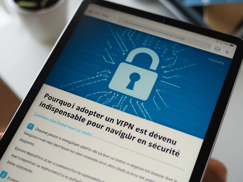 Pourquoi adopter un VPN est devenu indispensable pour naviguer en sécurité