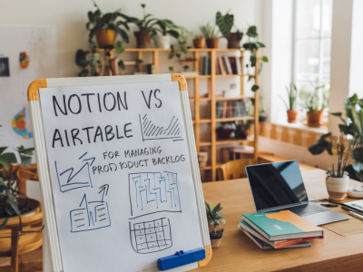 notion vs airtable pour gérer un backlog produit : méthode concrète et modèles prêts à l'emploi